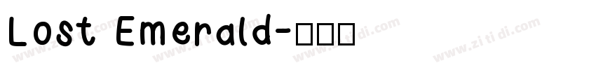 Lost Emerald字体转换